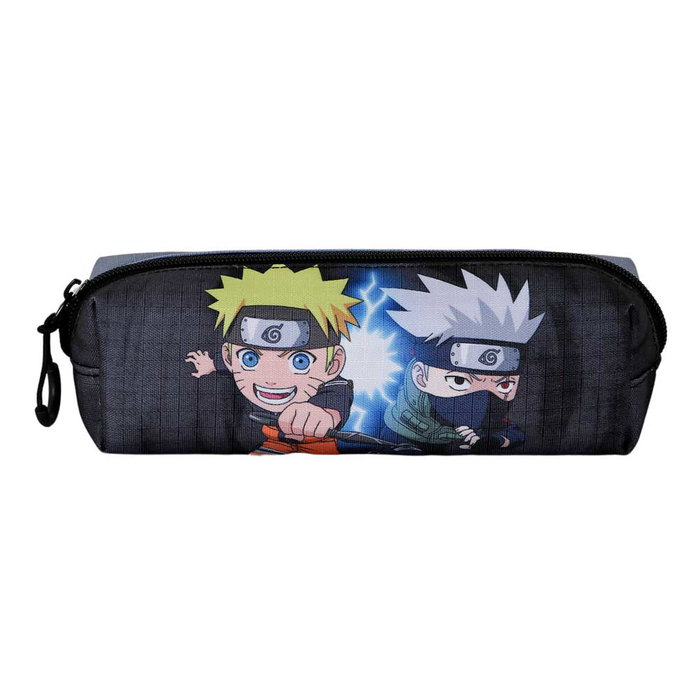 Naruto Estuche Portatodo Cuadrado FAN 2.2 Kid Gris Ripstop 7x22x9 cm