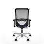 PIQUERAS Y CRESPO Silla de oficina Zulema Azul claro con malla blanca