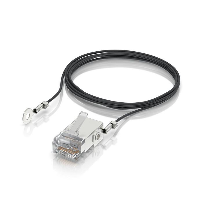 Ubiquiti Conector de Protección contra Sobretensiones RJ45 Apantallado GND para Cables Ethernet UISP