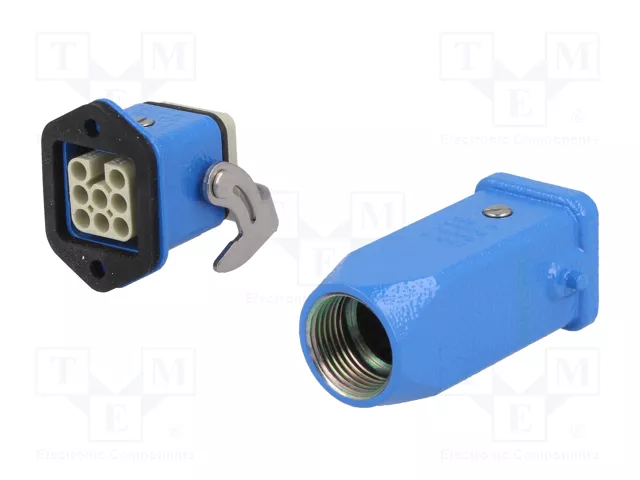 HARTING Conector HDC Han® Ex Macho y Hembra 8 Pines