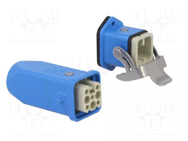 HARTING Conector HDC Han® Ex Macho y Hembra 8 Pines