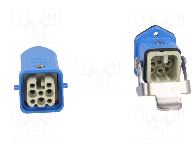 HARTING Conector HDC Han® Ex Macho y Hembra 8 Pines