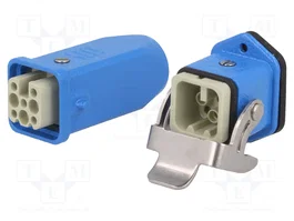 HARTING Conector HDC Han® Ex Macho y Hembra 8 Pines