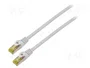 LANBERG Cable de red Cat 6a S/FTP 2m Gris RJ45