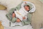 Muñecas Arias Muñeca Reborn 45 cm Paulina con Manta