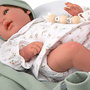 Muñecas Arias Muñeca Reborn 45 cm Paulina con Manta