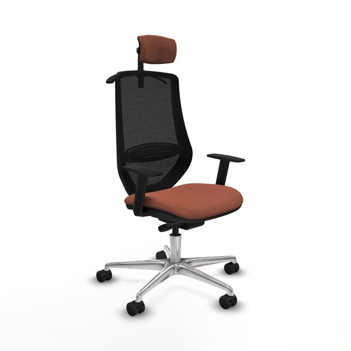 PIQUERAS Y CRESPO Silla de oficina Mardos con mecanismo Sincro/Traslack, Marrón y Negro PIQUERAS Y CRESPO Silla de oficina Mardos con mecanismo Sincro/Traslack, Marrón y Negro