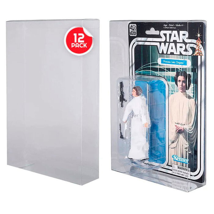 Hasbro Set de 12 Protectores de Figuras de Exhibición, Caja PET Transparente 28x18.5x5cm para Proteger de Arañazos, Polvo y Suciedad (Figuras No Incluidas) Hasbro Set de 12 Protectores de Figuras de Exhibición, Caja PET Transparente 28x18.5x5cm para Proteger de Arañazos, Polvo y Suciedad (Figuras No Incluidas)