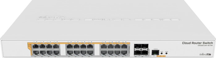 MikroTik CRS328-24P-4S+RM Switch de 28 Puertos con 24 RJ45 PoE y 4 SFP+