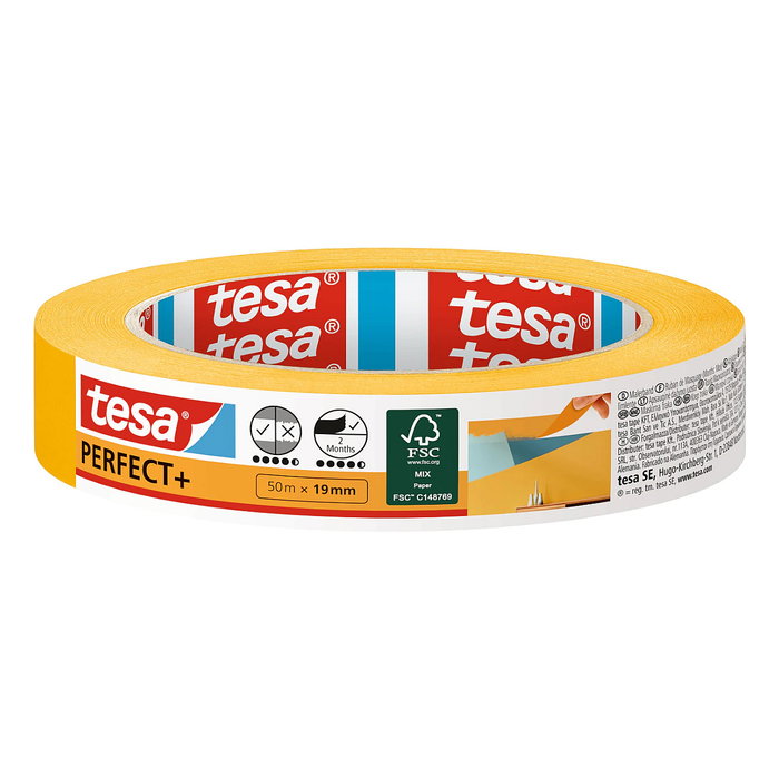 Tesa Malerband Perfect+ 50m x 19mm Tesa Malerband Perfect+ 50m x 19mm