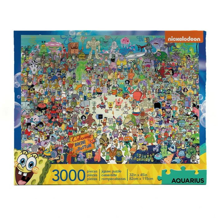 Aquarius Bob Esponja Puzzle Bikini Bottom (3000 piezas)