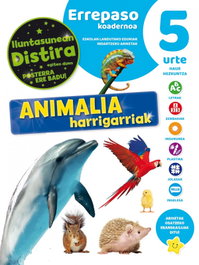 SALDAÑA Euskera Cuaderno de Repaso 5 Años Animales Sorprende