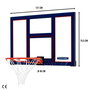 Lifetime Canasta Tablero Baloncesto con Refuerzo de Acero 121 cm