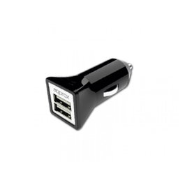 Approx Cargador Doble USB para Coche 3,1 A Negro APPUSBCAR31B