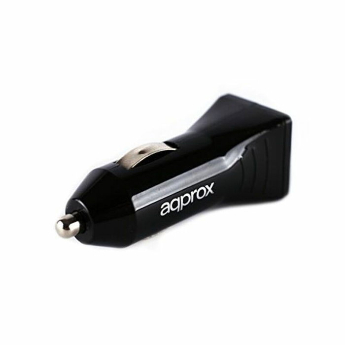Approx Cargador Dual USB para Coche 3.1A Negro Approx Cargador Dual USB para Coche 3.1A Negro
