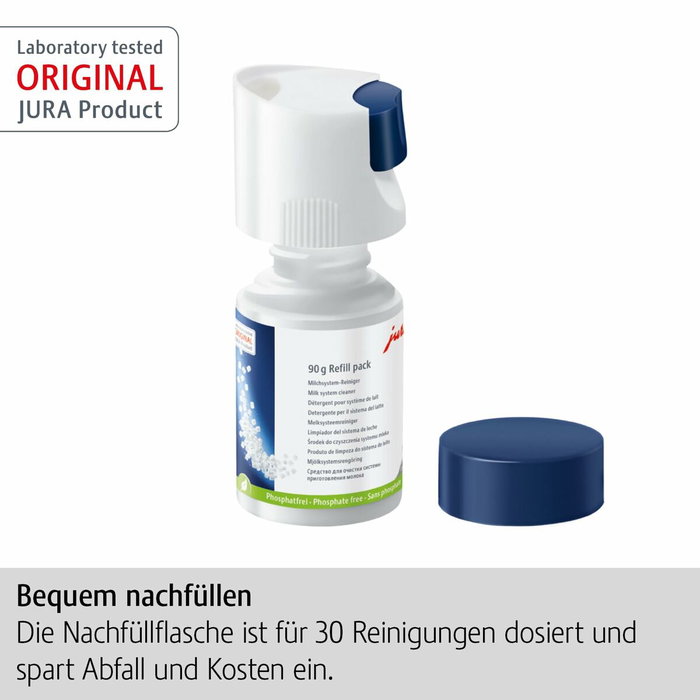 Jura Recambio de detergente para capuchino para el sistema de leche