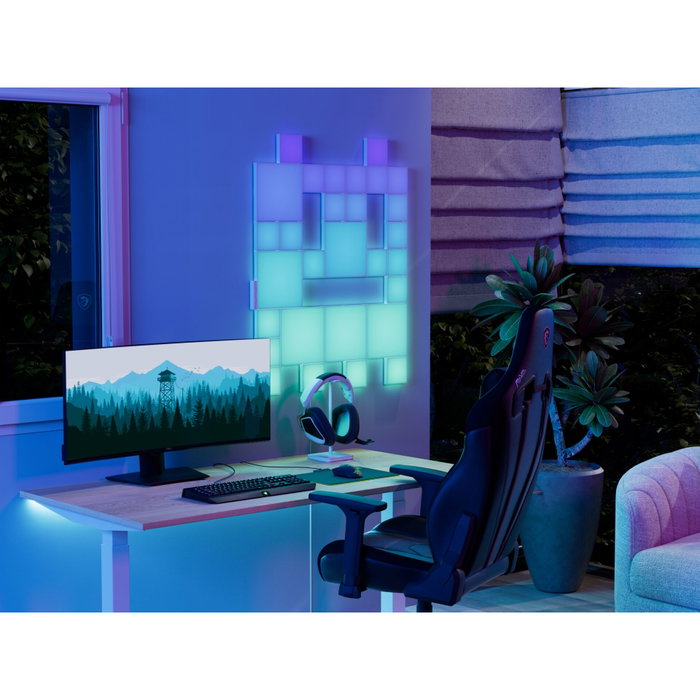 Nanoleaf Blocks Small Squares Expansion Pack de 4 unidades Nanoleaf Blocks Small Squares Expansion Pack de 4 unidades