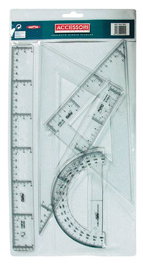 SAFTA Equipo de Dibujo Escolar con Bolsa para Colgar (Set de 10)