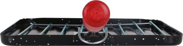 La Estrella Asador Cuadrado Con Parrilla "Jaspeada" 40x23x1.5 cm (10 Unidades)