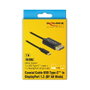 DeLOCK Cable USB Type-C a DisplayPort (DP Alt Mode) 4K 60 Hz 1 m Coaxial 83709
