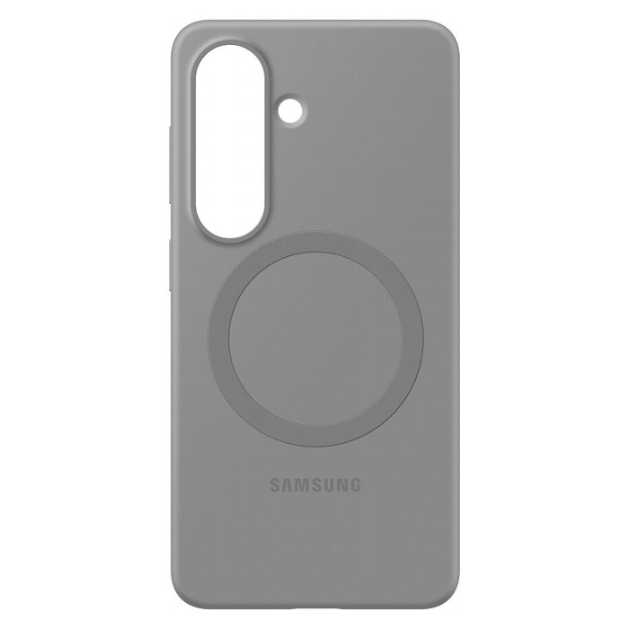 Samsung EF-ES942CJEGWW - Funda Silicona Magnética Compatible con MagSafe para Galaxy S26 - Color Gris