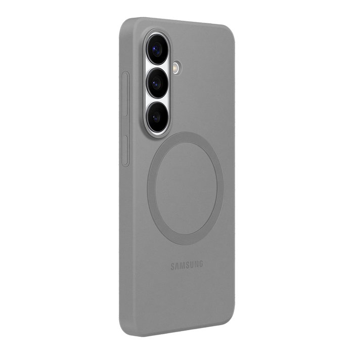 Samsung EF-ES942CJEGWW - Funda Silicona Magnética Compatible con MagSafe para Galaxy S26 - Color Gris