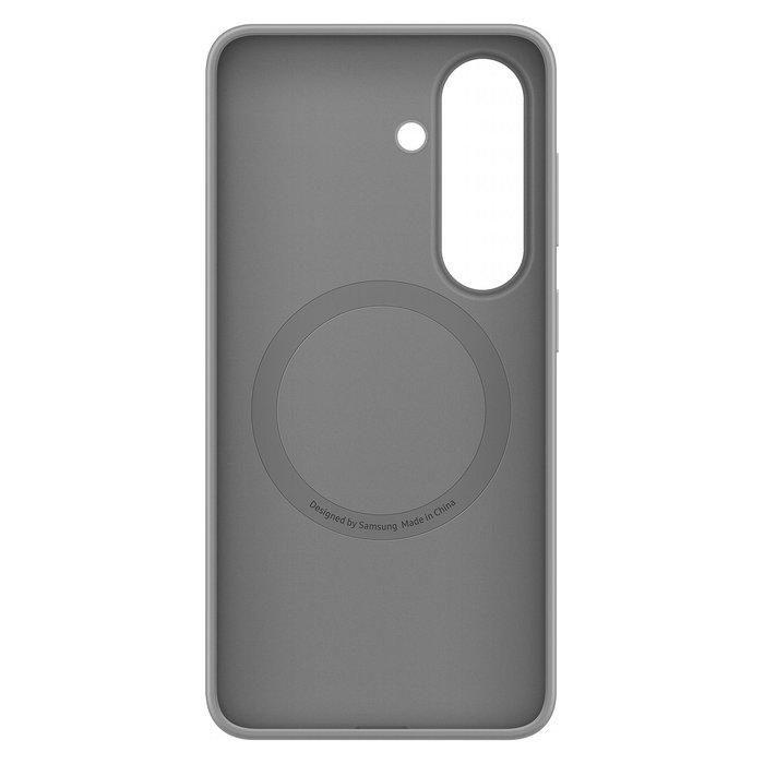 Samsung EF-ES942CJEGWW - Funda Silicona Magnética Compatible con MagSafe para Galaxy S26 - Color Gris