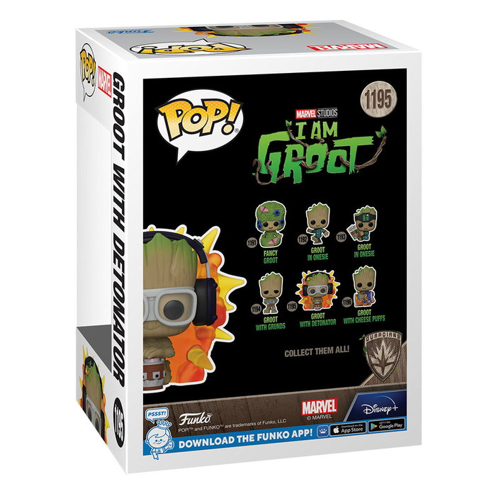 FUNKO Figura POP Marvel I am Groot - Groot with Detonator FUNKO Figura POP Marvel I am Groot - Groot with Detonator