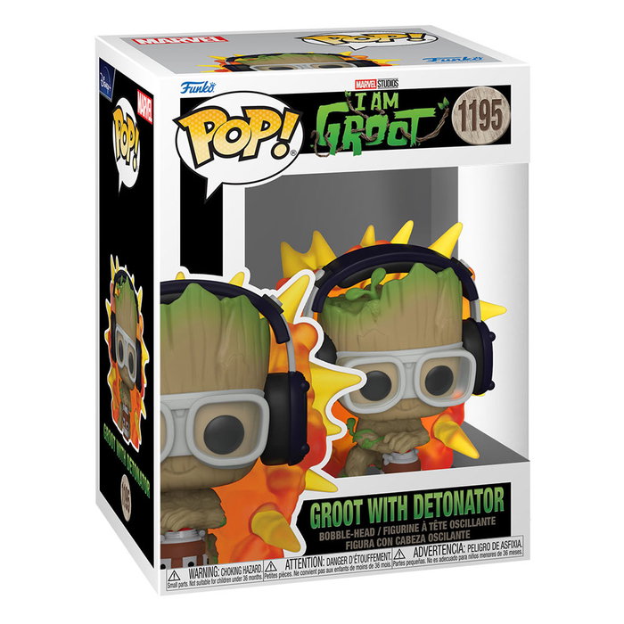 FUNKO Figura POP Marvel I am Groot - Groot with Detonator FUNKO Figura POP Marvel I am Groot - Groot with Detonator