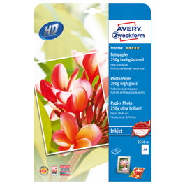 AVERY Zweckform Fotopapier DIN A4 Hochglänzend 250 g/qm 20 Blatt