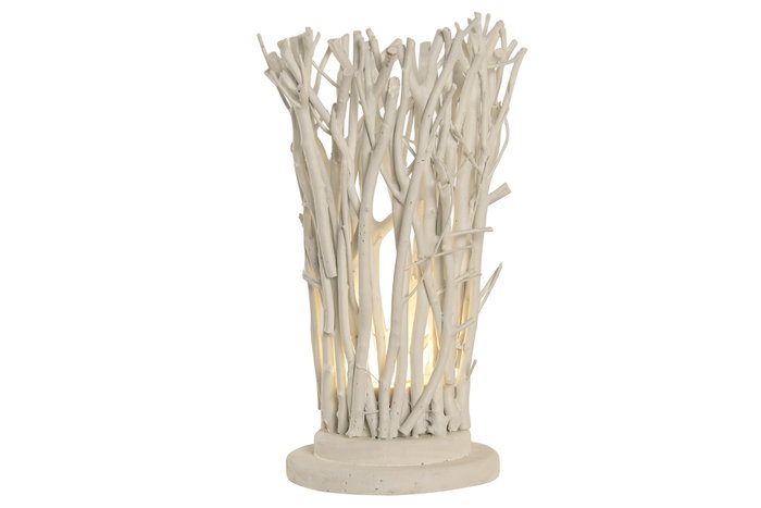 DKD Home Decor Lampara Sobremesa Mediterraneo Blanco 25 x 40 x 25 cm (4 Unidades) DKD Home Decor Lampara Sobremesa Mediterraneo Blanco 25 x 40 x 25 cm (4 Unidades)