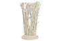 DKD Home Decor Lampara Sobremesa Mediterraneo Blanco 25 x 40 x 25 cm (4 Unidades)