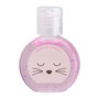 Cosmetic Club Juego de 3 Piezas Cosmética Gato Neceser Transparente con Espejo, Crema de Manos Vainilla 30ml, Hidrogel Lilas 35ml, Medidas 15x7x12.5cm