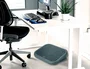 Q-connect Reposapiés ajustable con alfombrilla de caucho 450x330x85 mm