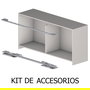 Salice Kit Accesorios Slider S10 Bajo Flex para Puertas de Muebles de Cocina y Baño