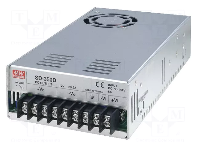 MEAN WELL SD-350D-48 Convertidor DC/DC 350,4W 72-144VDC a 48VDC MEAN WELL SD-350D-48 Convertidor DC/DC 350,4W 72-144VDC a 48VDC