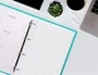 Liderpapel Recambio A4 100 hojas 60gr pauta 5ª 2.5mm con margen 4 taladros