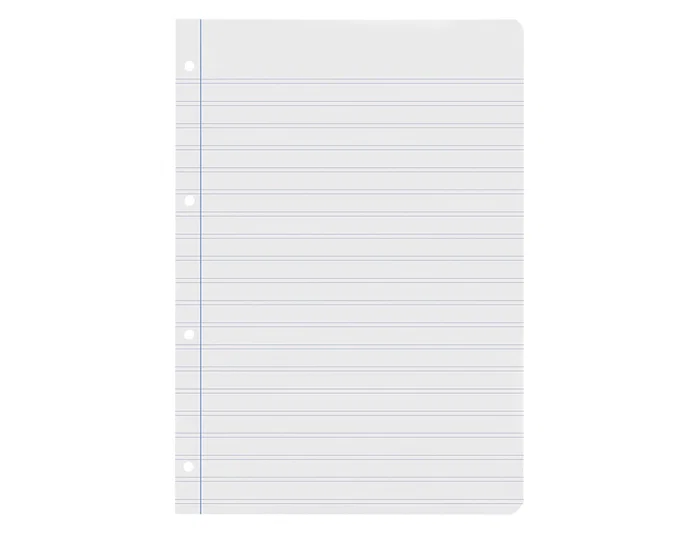 Liderpapel Recambio A4 100 Hojas 60gr Pauta 5ª 2.5mm con Margen 4 Taladros