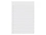 Liderpapel Recambio A4 100 Hojas 60gr Pauta 5ª 2.5mm con Margen 4 Taladros