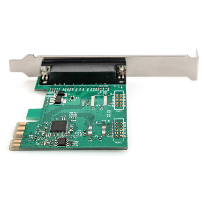 Digitus Tarjeta Paralela PCIe 1x con Interfaz Serial para PC