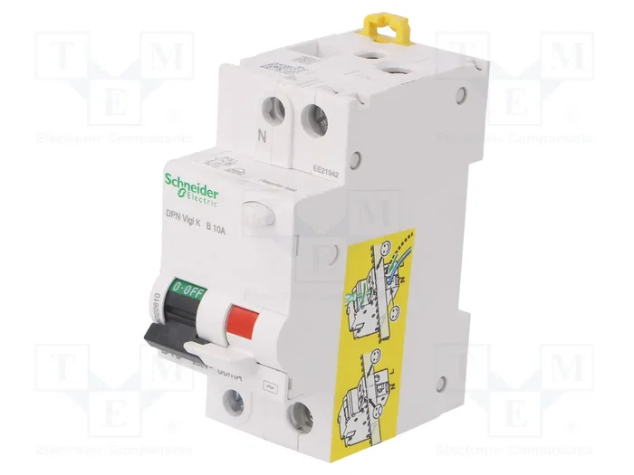 SCHNEIDER ELECTRIC DPN Vigi K RCBO 10A 30mA 1+N SCHNEIDER ELECTRIC DPN Vigi K RCBO 10A 30mA 1+N
