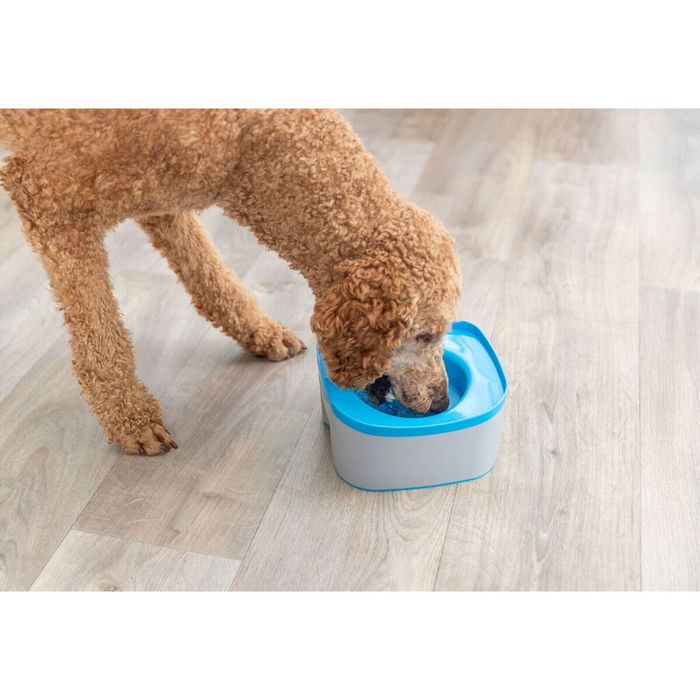 Bebedero Refrescante para Mascotas Trixie Azul Gris oscuro 21 x 11 x 21 cm