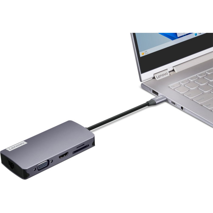 Lenovo GX91M73946 Lenovo 150 USB-C Travel Dock Gris Lenovo GX91M73946 Lenovo 150 USB-C Travel Dock Gris