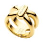 Tommy Hilfiger Anillo Dorado de Acero Inoxidable Modelo 2700326B