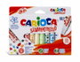 Carioca Stamperello Caja de 12 Rotuladores de Colores Surtidos con Doble Punta y Sello
