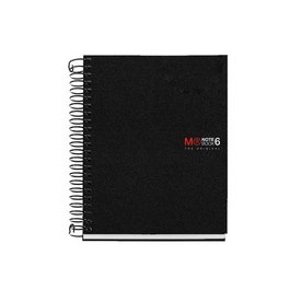 Bloc Miquelrius The Original Notebook 6 Micro.Tapa Pp A6 150H 70G Cuadric.5X5 Negro (Set de 5)
