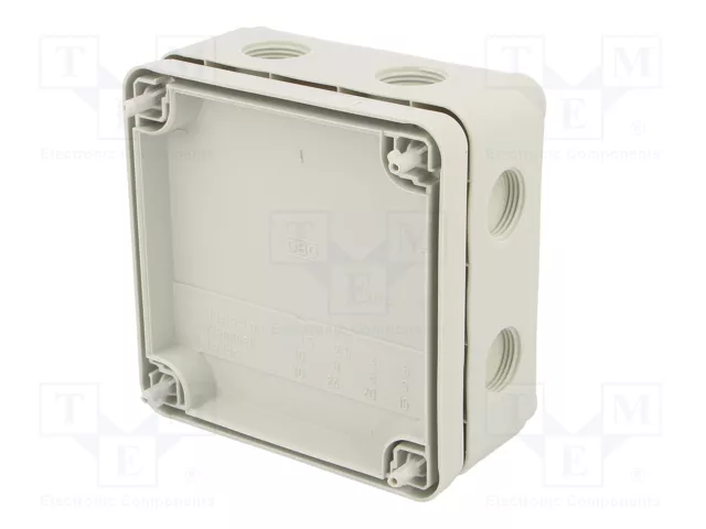 OBO BETTERMANN Caja de conexiones B 9/T Gris claro OBO BETTERMANN Caja de conexiones B 9/T Gris claro