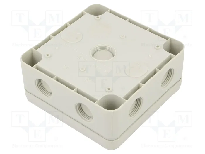 OBO BETTERMANN Caja de conexiones B 9/T Gris claro OBO BETTERMANN Caja de conexiones B 9/T Gris claro