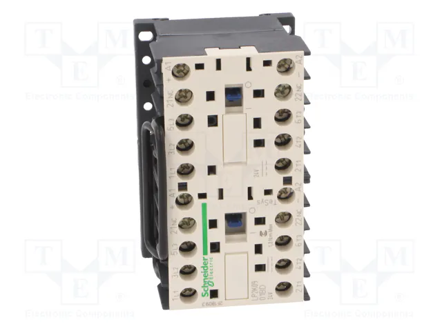 Schneider Electric LP2K0901BD Contactor Reversible TeSys K 9A 24VDC