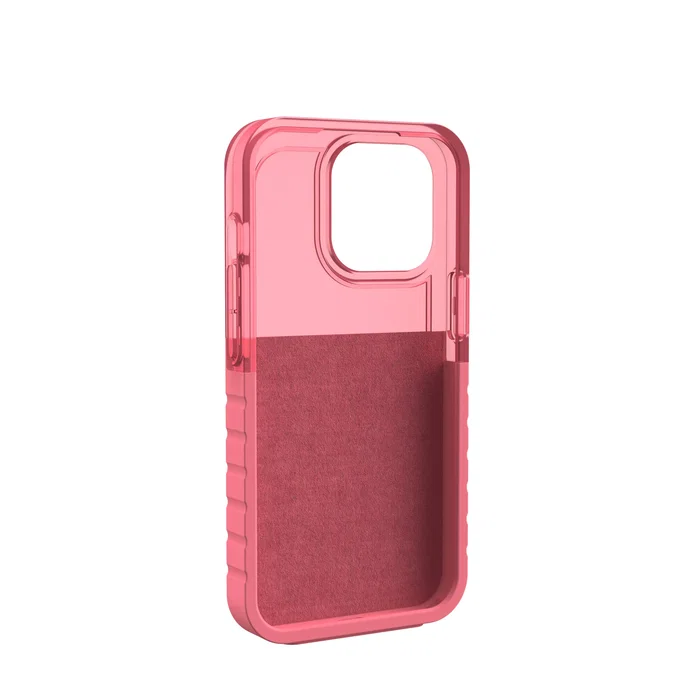 Urban Armor Gear Funda Protectora Dip para iPhone 13 Pro (6,1 pulgadas), Compatible con Magsafe, Rosa